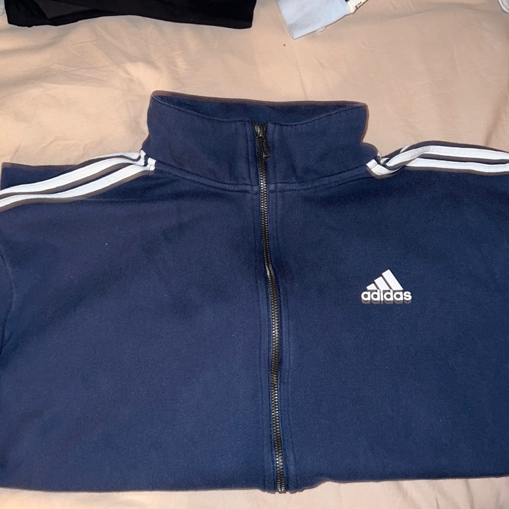 Navy blue zip up